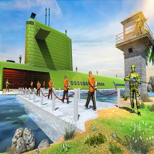 free online games - US Army Prisoner Transport Game 3D