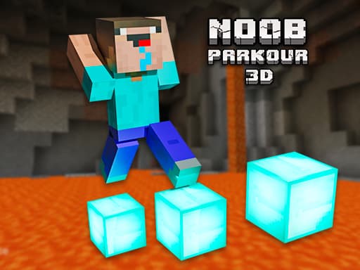 free online games - Noob Parkour 3D