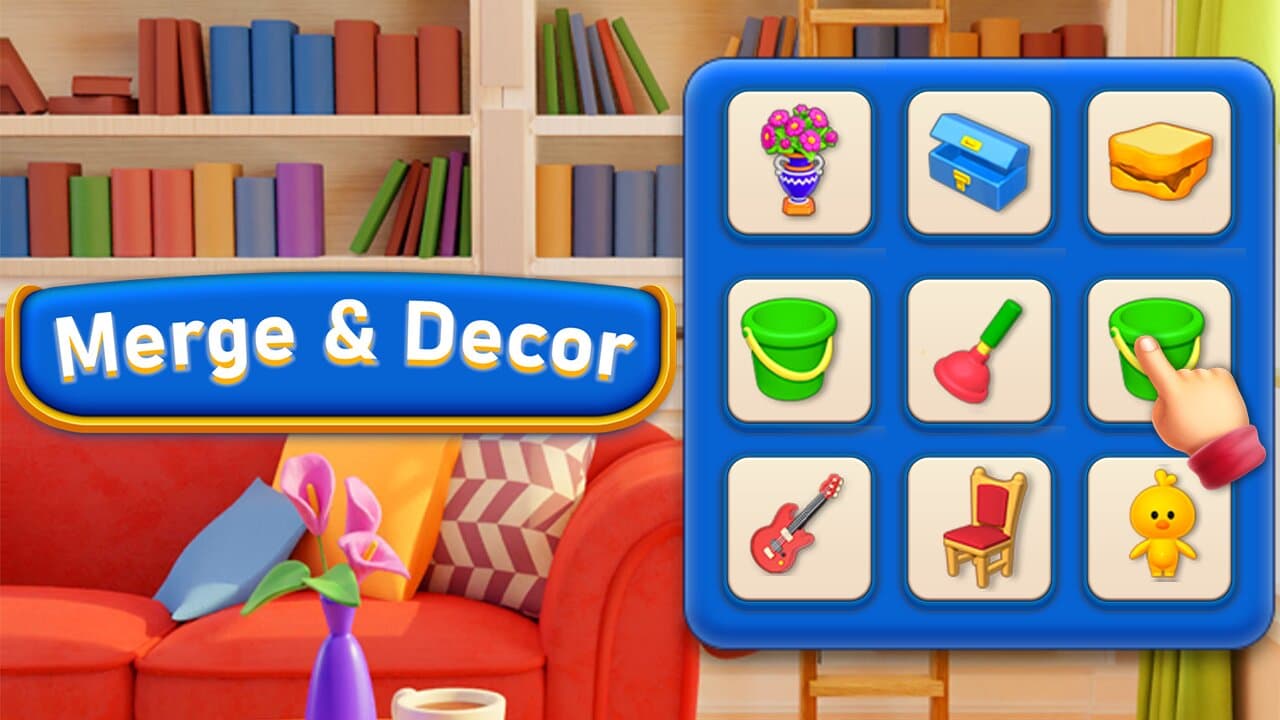 free online games - Merge  Decor