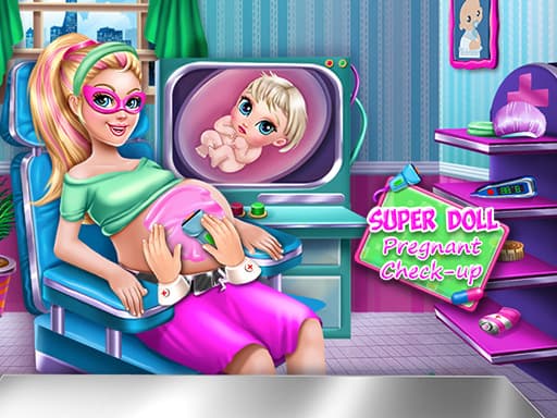free online games - Super Doll Pregnant Check Up