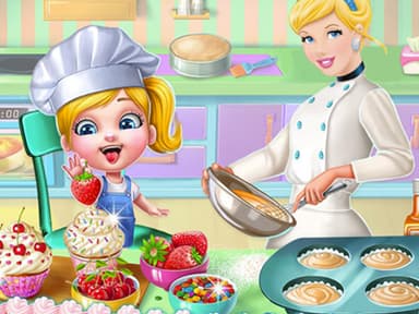 free online games - Cindy Cooking Cupcakes