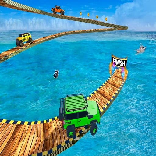 free online games - Impossible Tracks Jeep Stunts Driving Game
