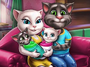 free online games - Angela Twins Family Day