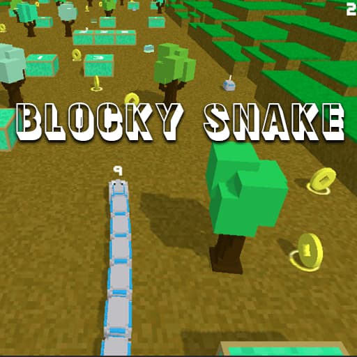 free online games - Blocky Snake