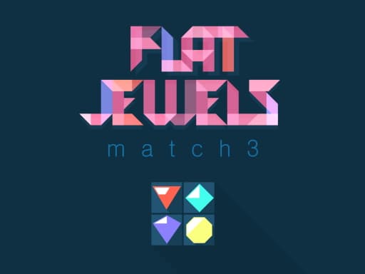 free online games - Flat Jewels Match 3