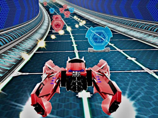 free online games - Cosmic Racer 3D