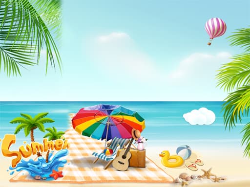 free online games - Summer Beach Slide