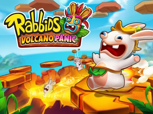 free online games - Rabbids Volcano Panic