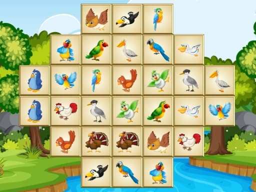 free online games - Birds Mahjong Deluxe