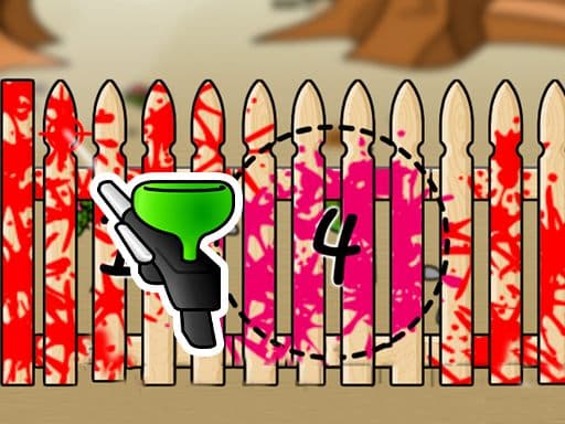 free online games - Paint The Fence