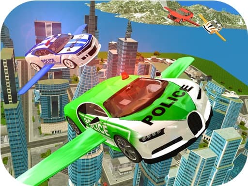 free online games - Flying Police Car Simulator