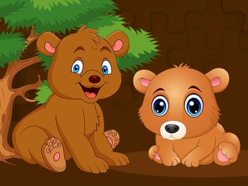 free online games - Baby Bear Jigsaw