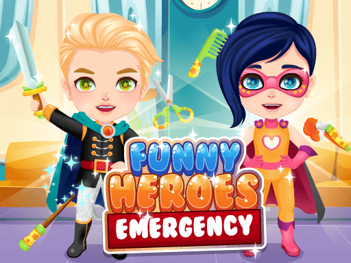 free online games - Funny Heroes Emergency