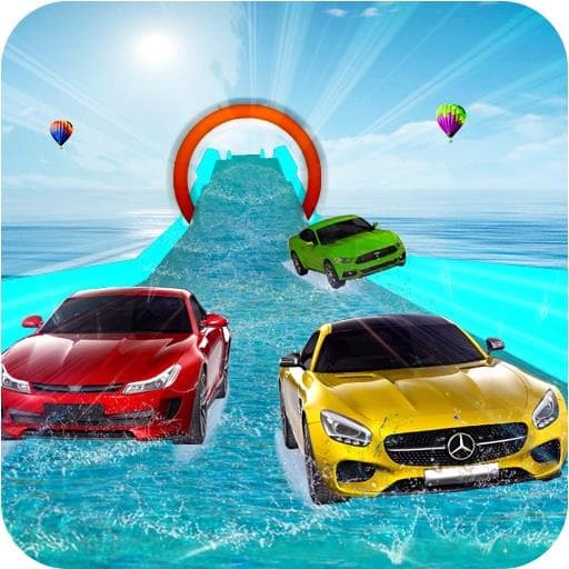 free online games - Water Slide Car Stunt Racing Game 3D