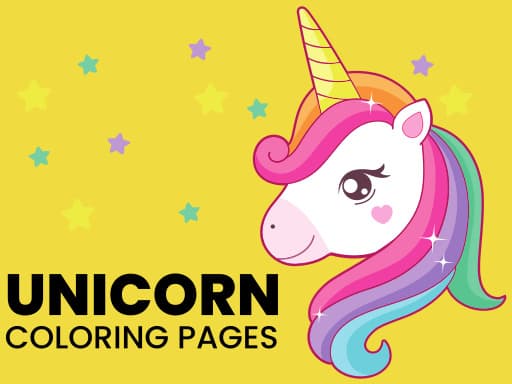 free online games - Unicorn Coloring Pages
