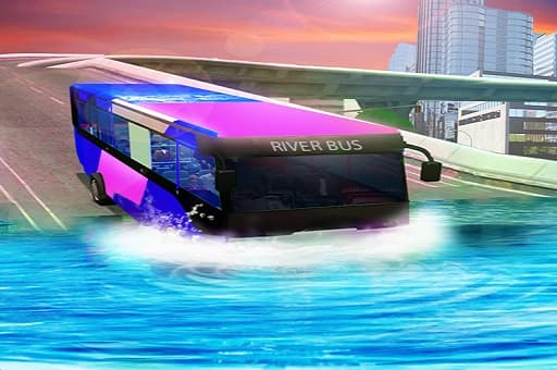 free online games - Water Surfing Bus Driving Simulator 2019