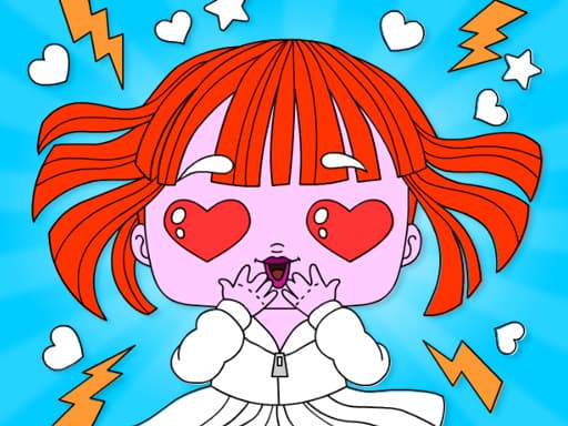 free online games - Popsy Surprise Valentines Day Coloring