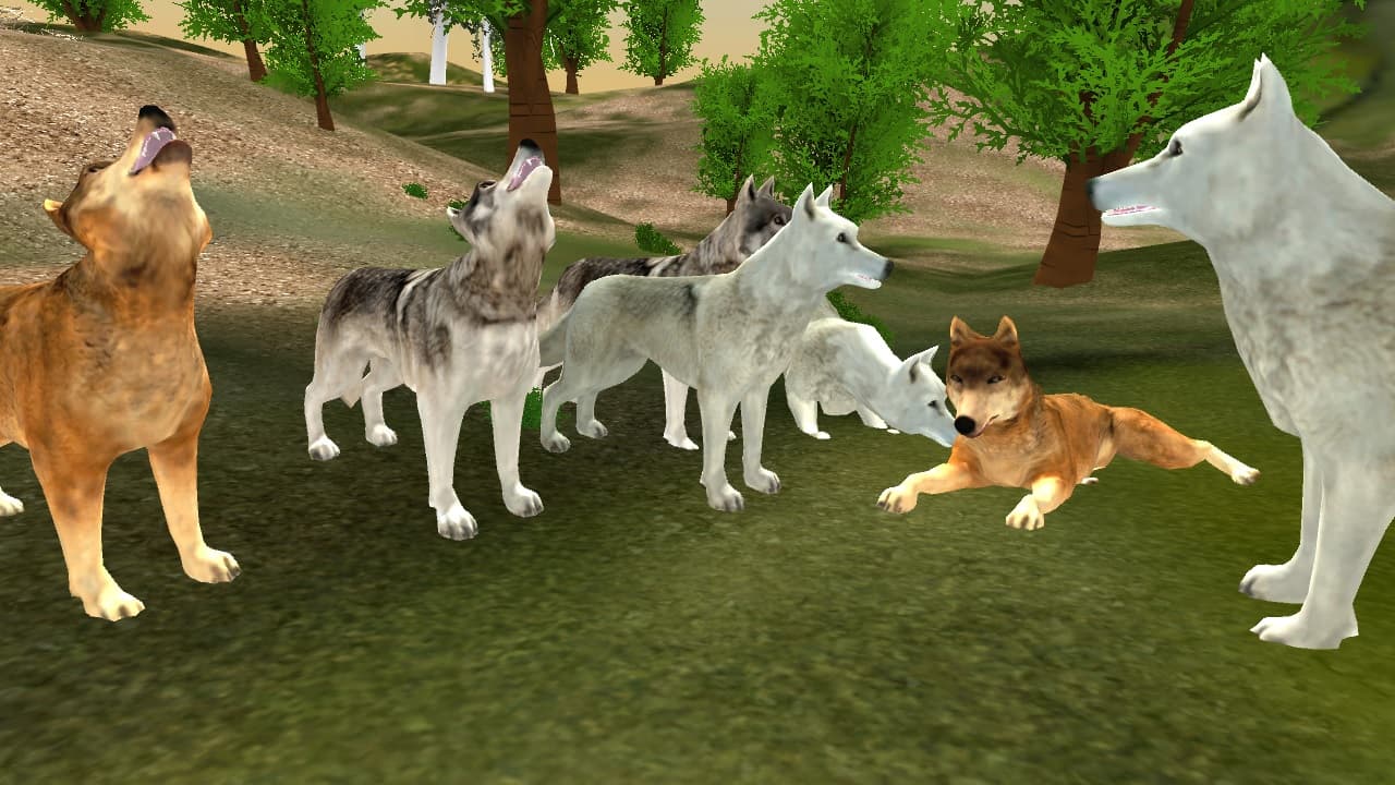 free online games - Wild Wolves Hunger Attack