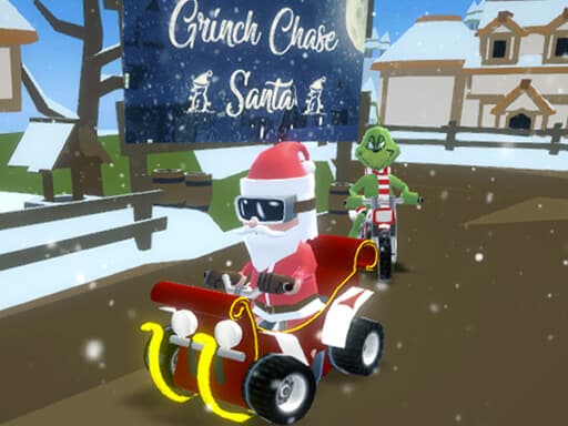 free online games - Grinch Chase Santa