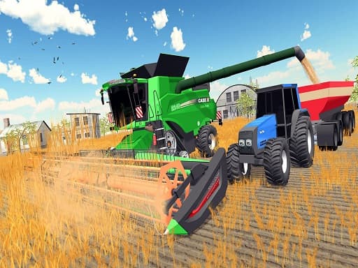 free online games - Real Village Tractor Farming Simulator 2020