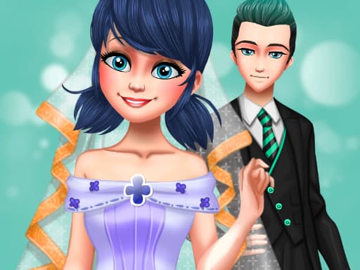 free online games - Dotted Girl Wedding