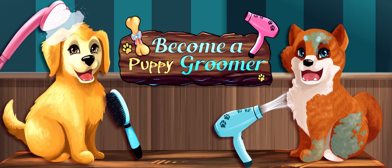 free online games - Become a Puppy Groomer