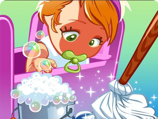 free online games - Baby Cleaning