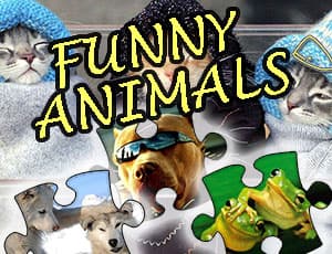 free online games - Jigsaw Puzzle Funny Animals
