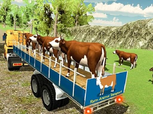 free online games - Offroad Animal Truck Transport