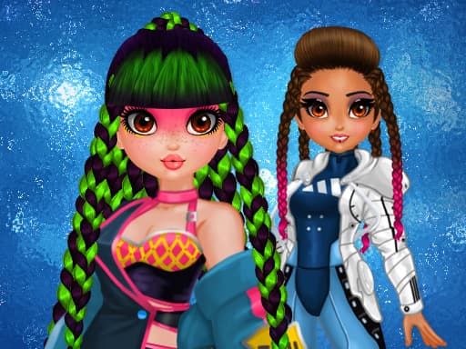free online games - Cyberpunk Hairstyle 2200