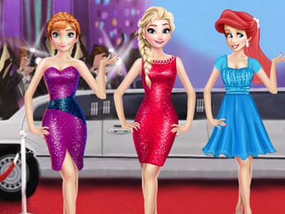 free online games - Princesses On Red Carpet