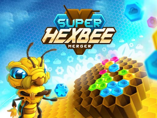 free online games - Super Hexbee Merger