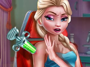 free online games - Ice Queen Vaccines Injection