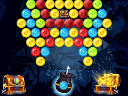 free online games - Bubble Shooter Golden Chests