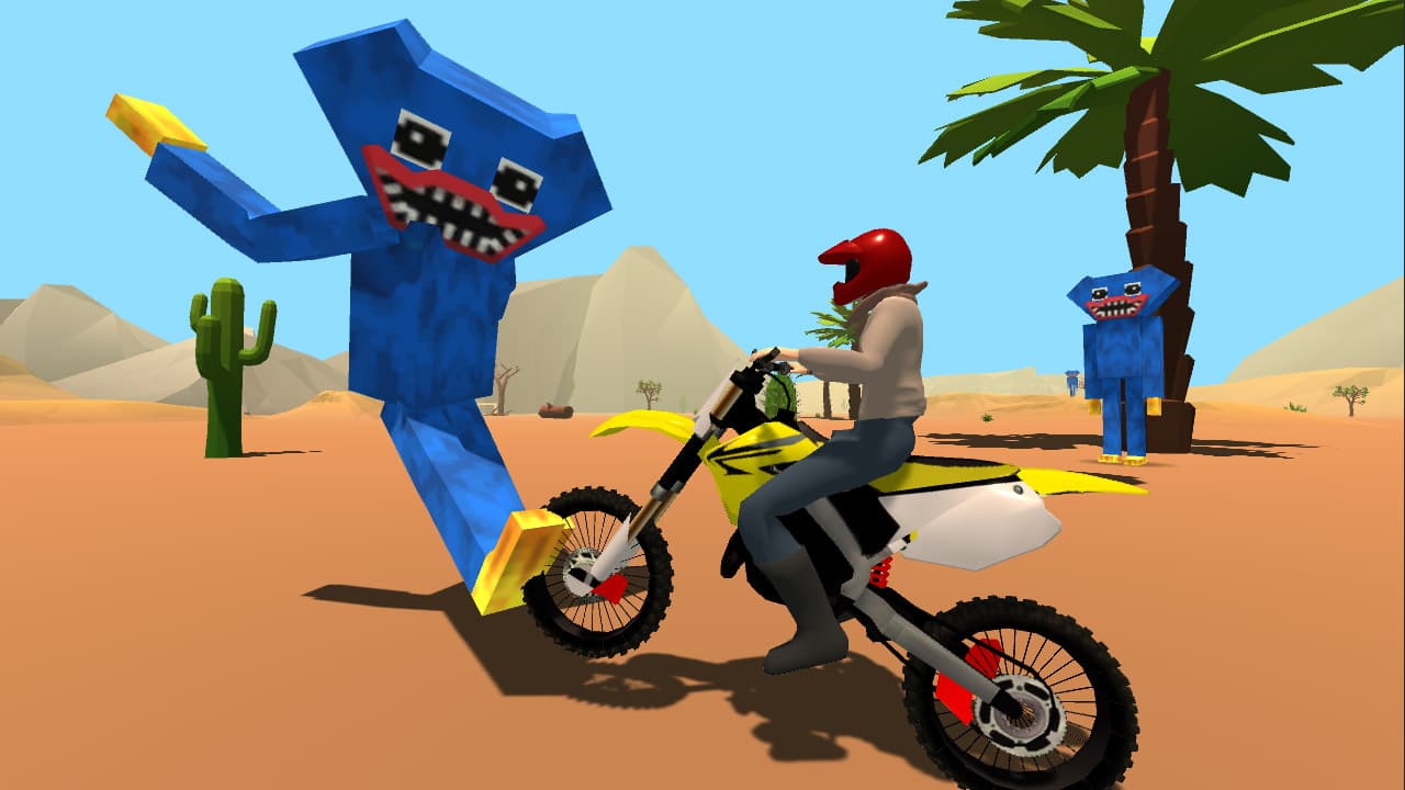 free online games - Motoracer vs Huggy