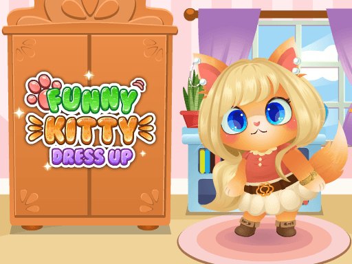 free online games - Funny Kitty Dressup