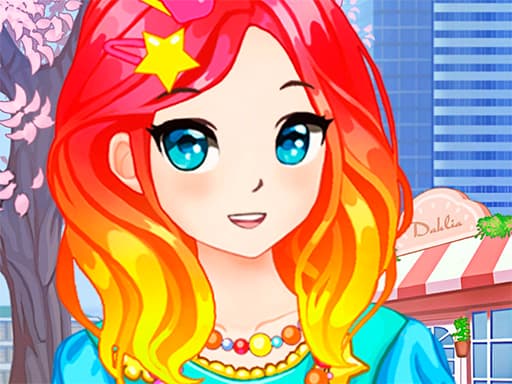 free online games - Anime Kawaii School Girls Dress Up