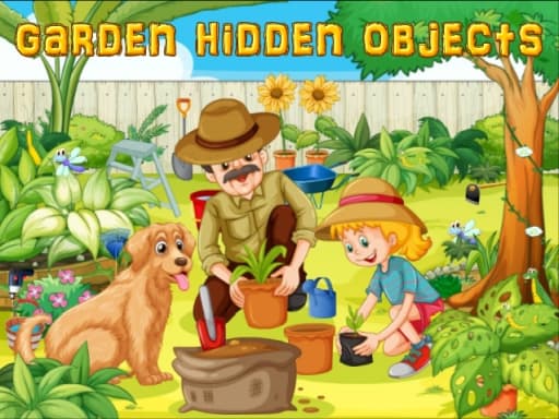 free online games - Garden Hidden Objects