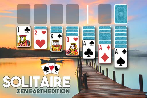 free online games - Solitaire  zen earth edition