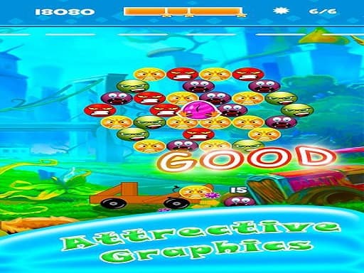 free online games - Angry Face Bubble Shooter