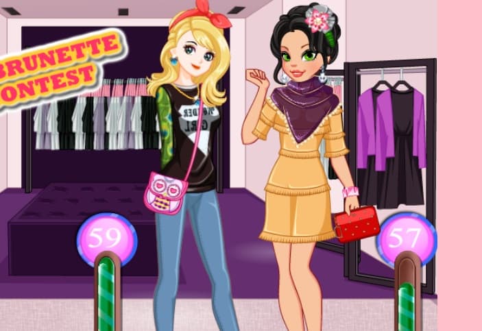 free online games - Blonde Vs Brunette Beauty Contest