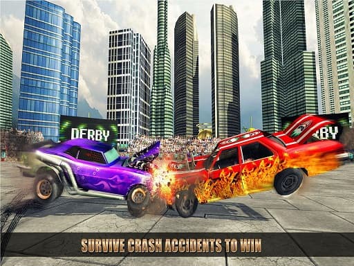 free online games - Extreme Car Battle Demolition Derby Car 2k20