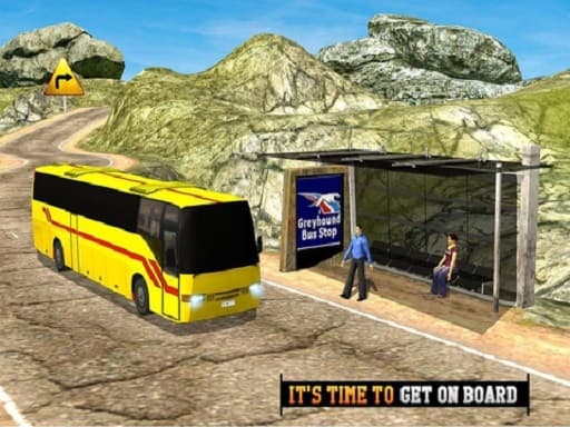free online games - Off Road Uphill Passenger Bus Driver 2k20