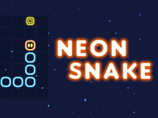 free online games - Neon Snake Game