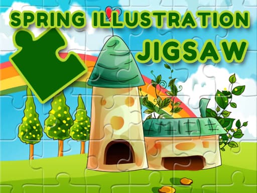 free online games - Spring Illustration Puzzle