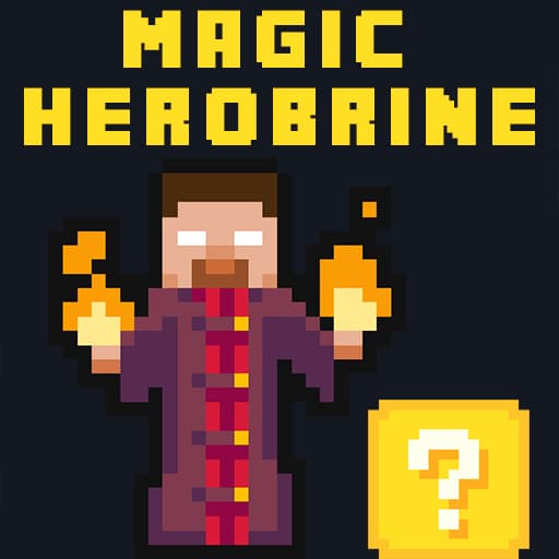 free online games - Magic Herobrine  smart brain  puzzle quest