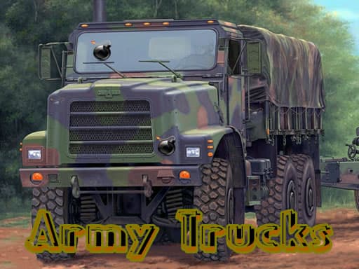 free online games - Army Trucks Hidden Objects