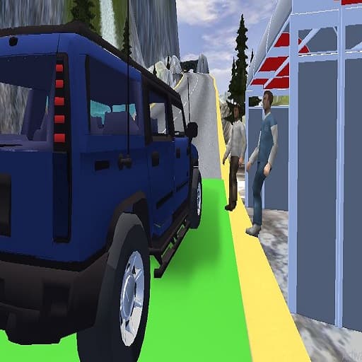 free online games - Offroad Hummer Uphill Jeep Driver Game