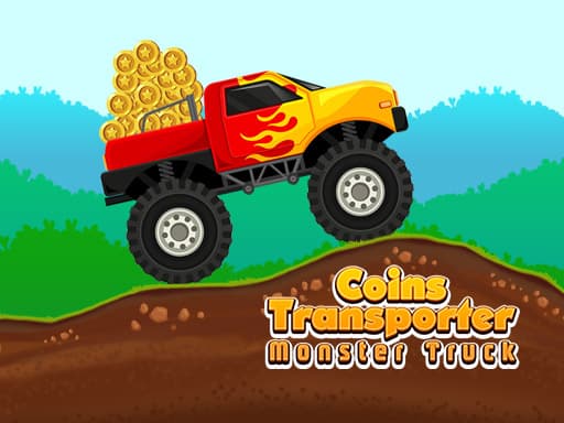 free online games - Coins Transporter Monster Truck