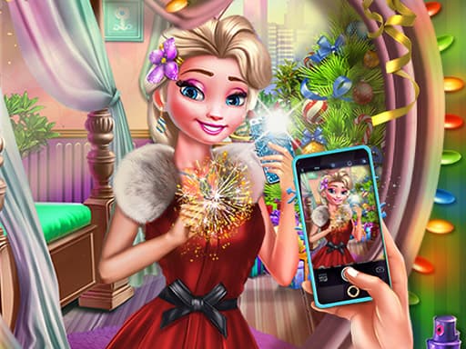 free online games - New Year Insta Selfie